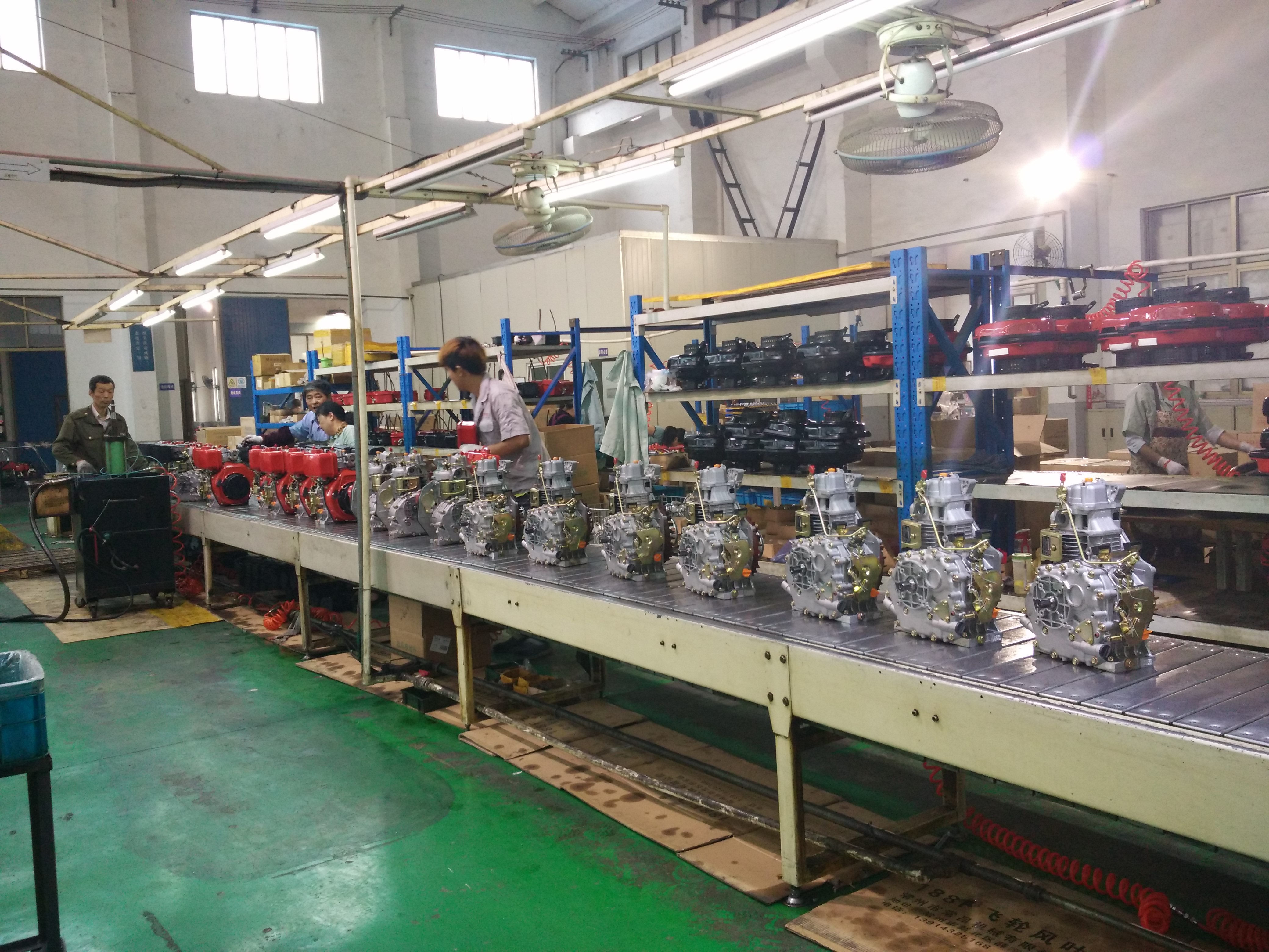 Wuxi Kaiao Power Machinery Co.,Ltd. Fabrik Produktionslinie