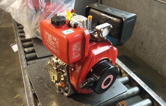 Hohe leistungsfähige einzylindrige Luft kühlte Dieselmotor für Boote/Wasserpumpen ab