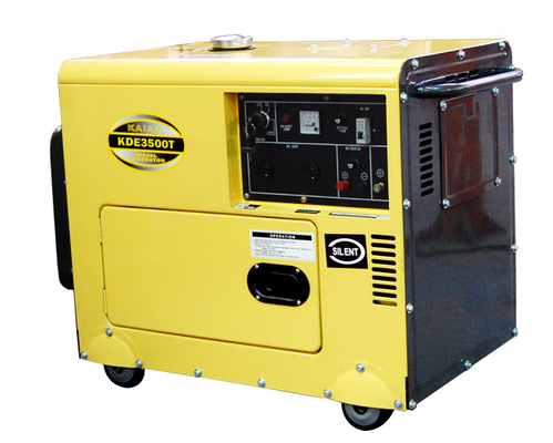 Wetterfeste kleine Dieselgenerator-niedriger Kraftstoffverbrauch mit Luft abgekühlten Ottomotoren