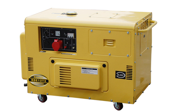 50HZ verdreifachen Phasen-kleine Dieselgeneratoren für Hauptunterstützung, stiller Dieselgenerator 10kva
