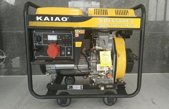 Offenes Dieselgenerator-hohe Leistungsfähigkeits-niedriges Öl-Warnungssystem des Rahmen-5.5kva