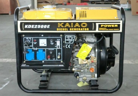 tragbarer Generator des elektrisches Anfangs2kw, offene Art Dieselgenerator-Modell NO.KDE2500E