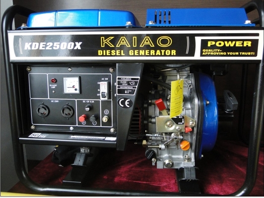 Der Gewohnheits-3.75kva Phase offener Rahmen-Dieselder generator-3 mit Rückzug-Starter