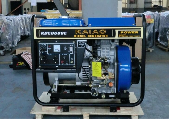 offener Rahmen-Dieselgenerator-Rückzug-Starter 60hz 6kva 3600rpm für Fabrik/Bau