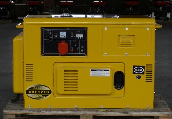 Geben Sie 12V 8.3A Öl-Warnungssystem des Ton-Beweis-10Kva stilles Dieseldes generator-KDE12T3 niedriges aus