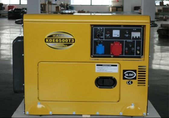 5kva stille laufende Dieselgeneratoren, schalldichter Dieselgenerator für Haus