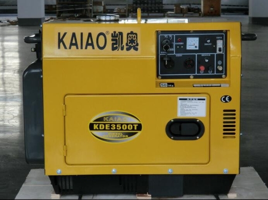 Stiller Dieselgenerator des einphasig-3kva, tragbarer ruhiger Dieselgenerator