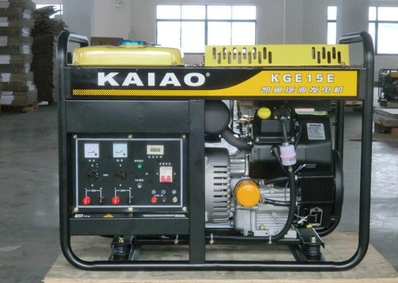 Hohe leistungsfähige einphasiges CER-ISO-Bescheinigung des Benzin-Generator-Satz-13kva