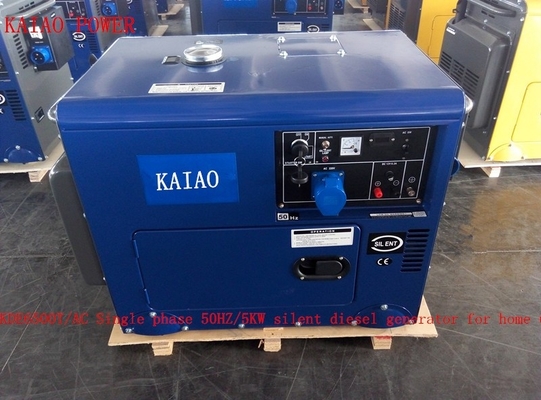 Stiller laufender Haushalts-Dieselgeneratoren 50HZ 220V CER Bescheinigung