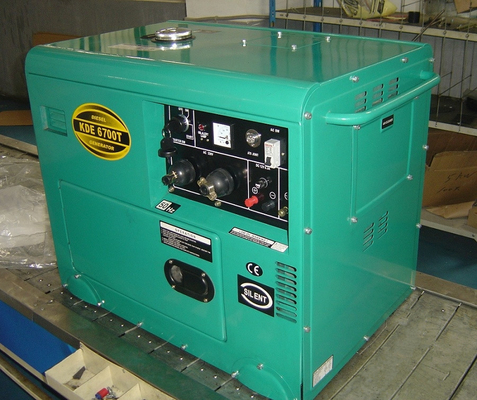 schalldichte kleine Dieselgeneratoren 5KW für Hauptunterstützung, tragbarer Dieselstromgenerator