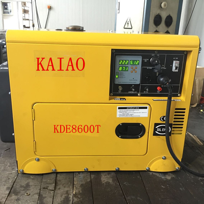 Räder KDE8600T vier pressen industrielle 3600 U/min Motordrehzahl des Dieselgenerator-zusammen