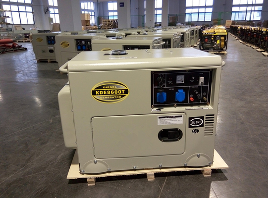 1 Phase 6000 Watt-Dieselgenerator, Dieselersatzgeneratoren für Haus