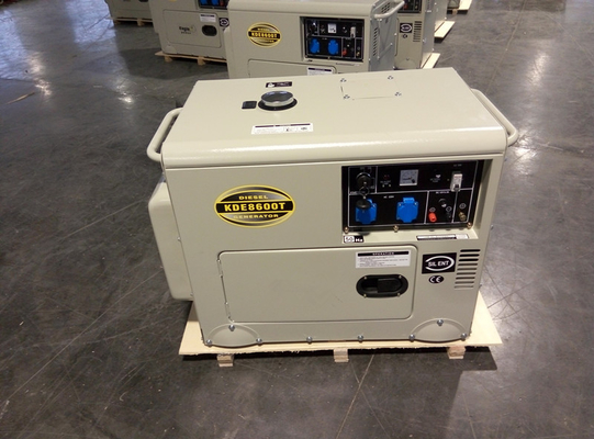 1 Phase 6000 Watt-Dieselgenerator, Dieselersatzgeneratoren für Haus