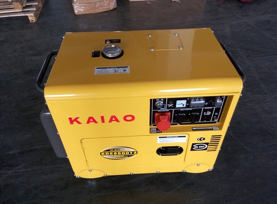 Gewohnheit 7KVA 3 Phasen-kleine Dieselgeneratoren, kleiner ruhiger Dieselgenerator