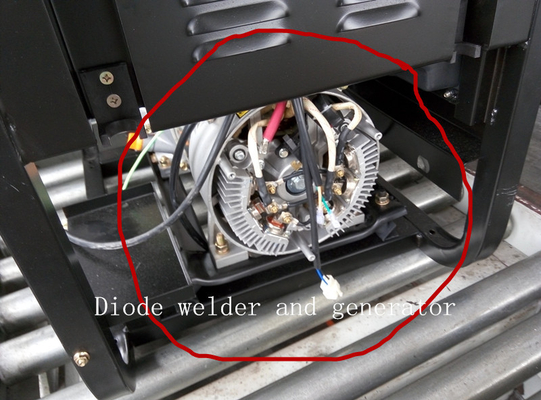 160A - 180A super ruhiges kleines Dieselelektrisches Anfangs-/Handanfangssystem der generator-2KW