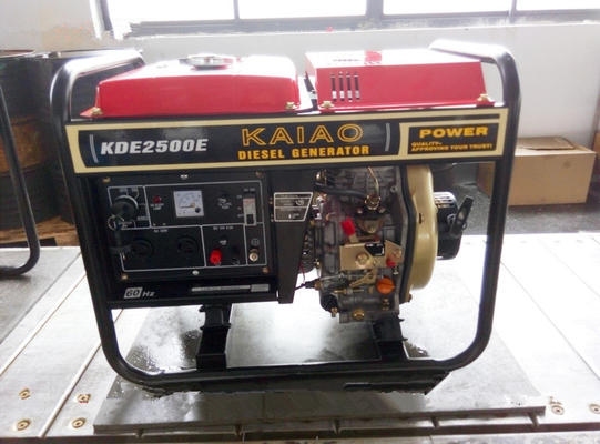 Kleine 2000 Watt-Dieselgenerator-tragbare Kraftstoffeffizienz 3000 U/min 50HZ 60HZ