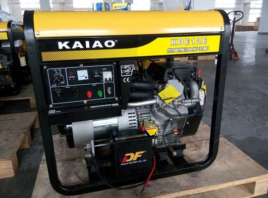 Völlig Leistungsabgabe-offener Rahmen-Dieselgeneratoren 10KW mit lärmarmem/reibungslosem Funktionieren