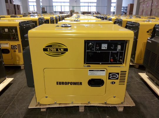 Wetterfester lautloser stiller elektrischer Generator-Satz-niedriger Kraftstoffverbrauch