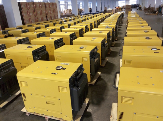 Wetterfester lautloser stiller elektrischer Generator-Satz-niedriger Kraftstoffverbrauch