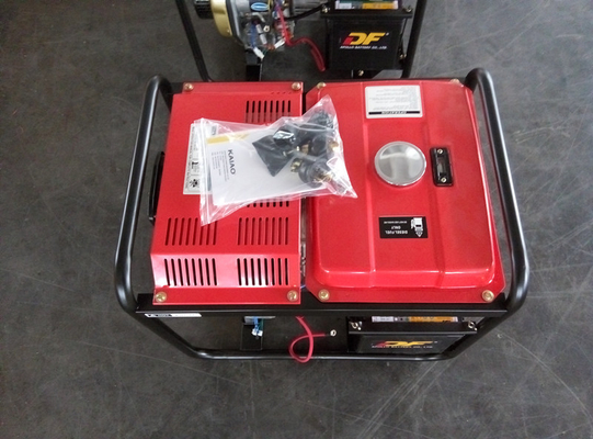 rote tragbare stille Stromgeneratoren 2KW mit elektrischem Anfangs-und Handanfangssystem