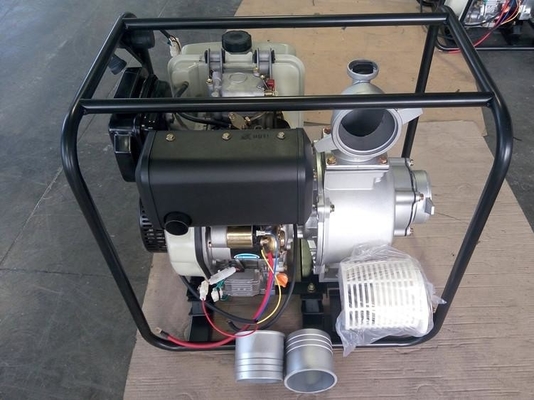 Portable 4 Zoll-gefahrene Wasser-Dieselpumpe mit elektrischem Anfangs-und Handanfangssystem