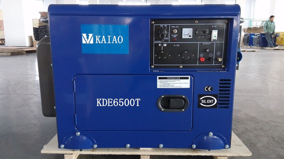 Luft 5W kühlte einphasiges stille Dieselgenerator-Einheit Wechselstroms, Gewicht 158Kg ab