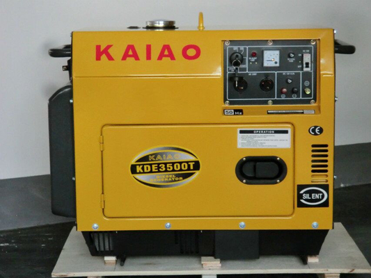 Tragbarer stiller Dieselgenerator 3KW mit selbsterregter konstanter Spannung AVR
