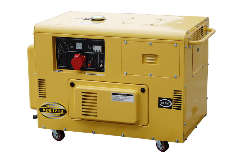 50HZ verdreifachen Phasen-kleine Dieselgeneratoren für Hauptunterstützung, stiller Dieselgenerator 10kva