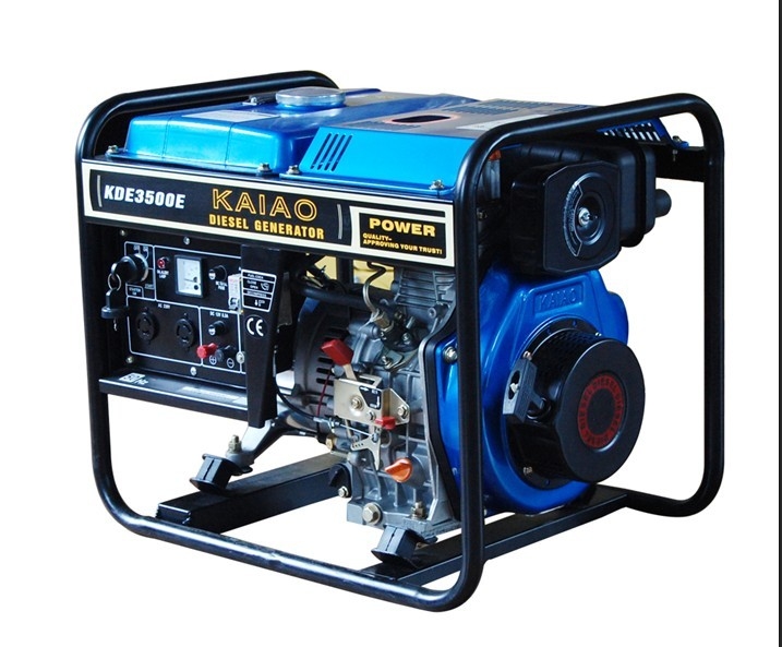 Dieselgenerator des luftgekühlte Maschinen-offener Rahmen-3kw mit 12.5L Kraftstofftank