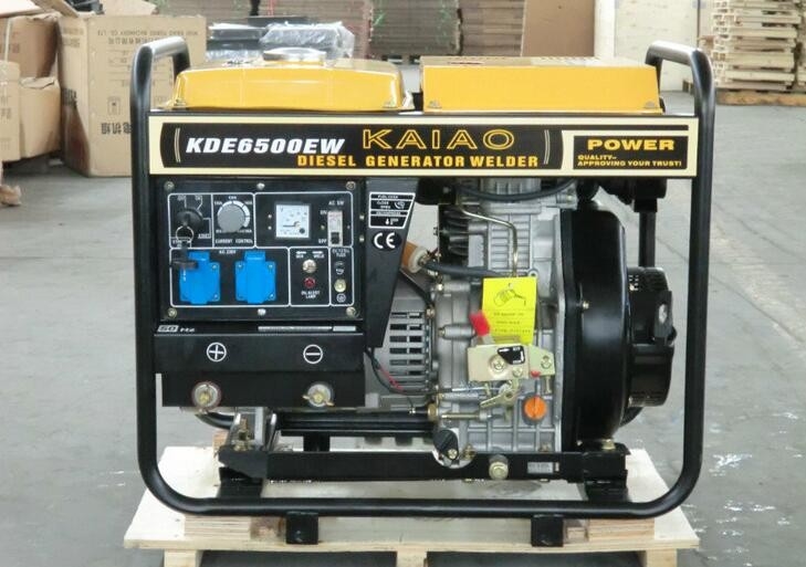 Dieselgenerator-Schweißer 2.2kva 3600rmp, Motorgenerator-Schweißgerät KDE6500EW