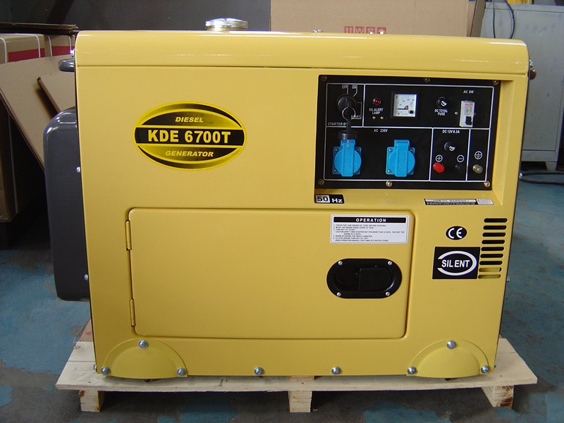 Super ruhige kleine Dieselgenerator-Handelsluft kühlte 912 x 532 x 740 Millimeter ab