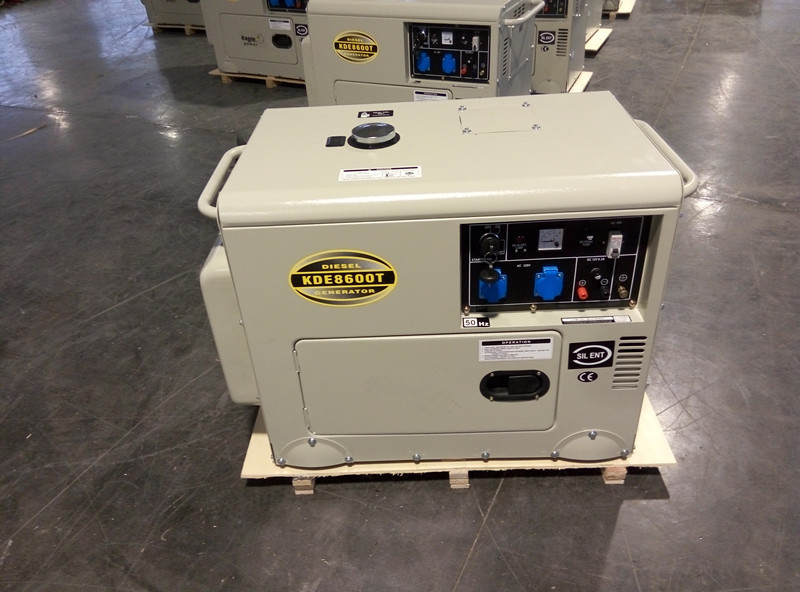 1 Phase 6000 Watt-Dieselgenerator, Dieselersatzgeneratoren für Haus
