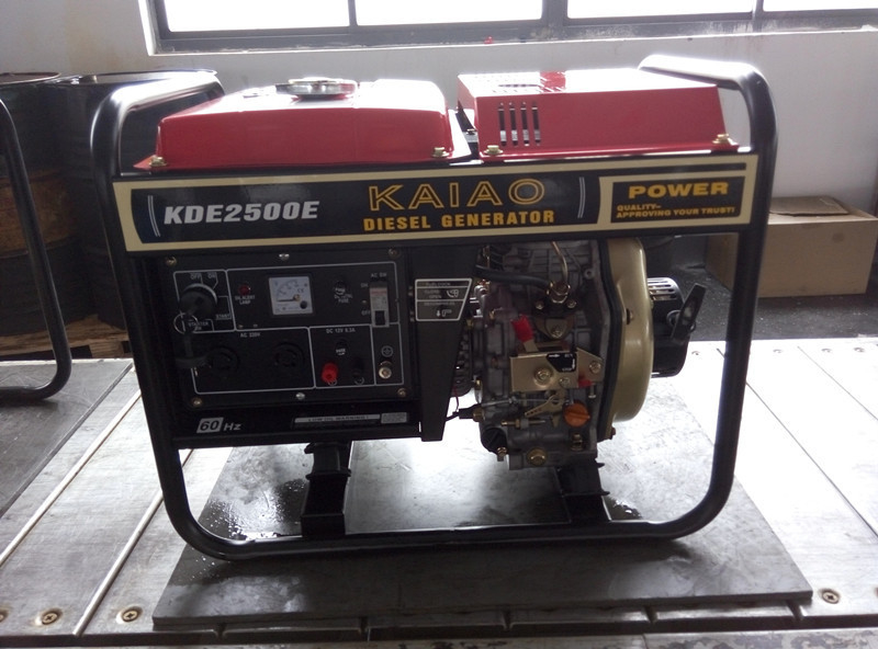 rote tragbare stille Stromgeneratoren 2KW mit elektrischem Anfangs-und Handanfangssystem