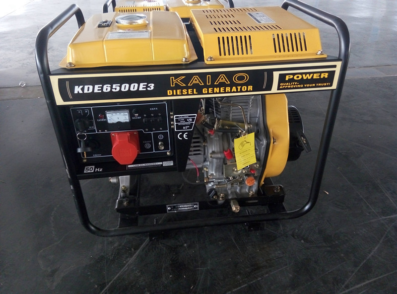 kleiner Dieselgenerator-Kupferdraht 100% des offenen Rahmen-5KVA für Hauptgebrauch
