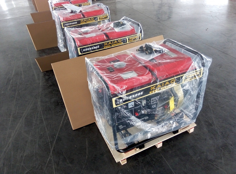 Kompakter Dieselgenerator, 5KW Wechselstrom-Elektrogenerator mit professioneller Luftkühlung