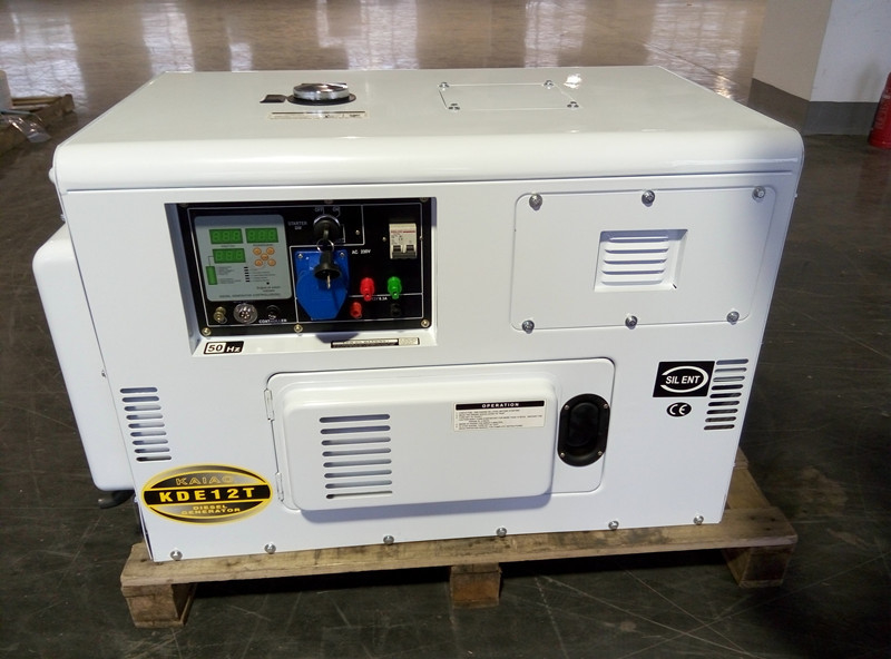 KDE12T 8KW tragbare Miniatur Dieselgenerator, Dieselmotor-Generator mit elektrischem Starter
